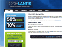 Tablet Screenshot of cashlantis.com